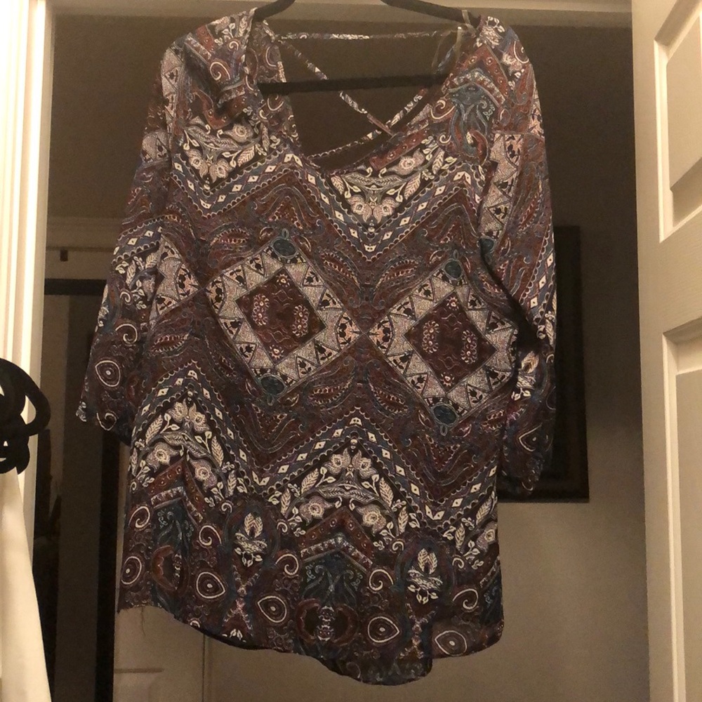 3/4 sleeve blouse